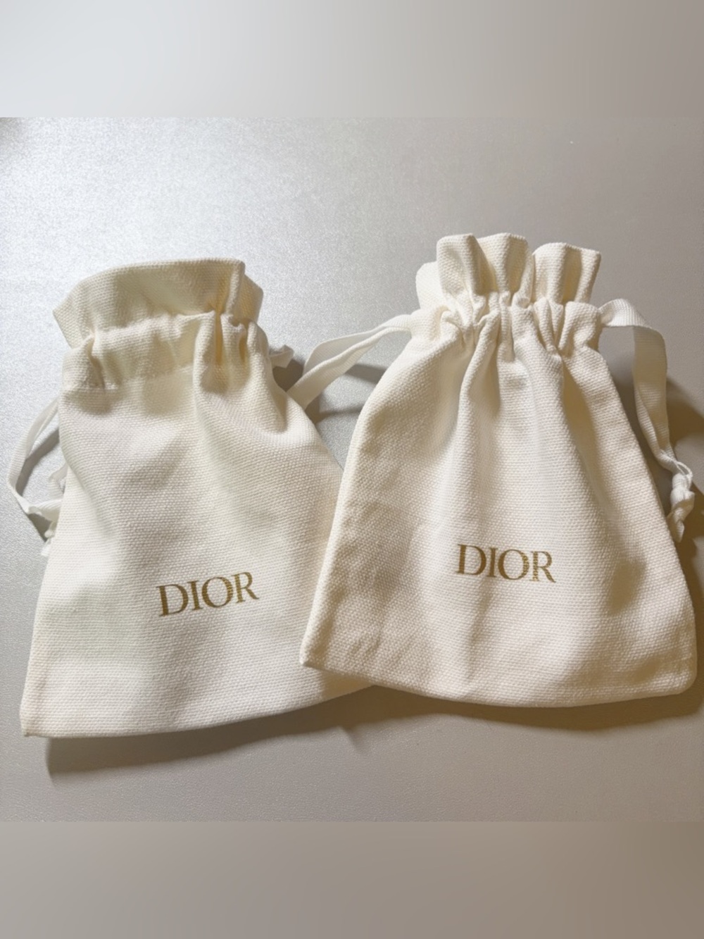 Dior Drawstring Bag Set of 2
